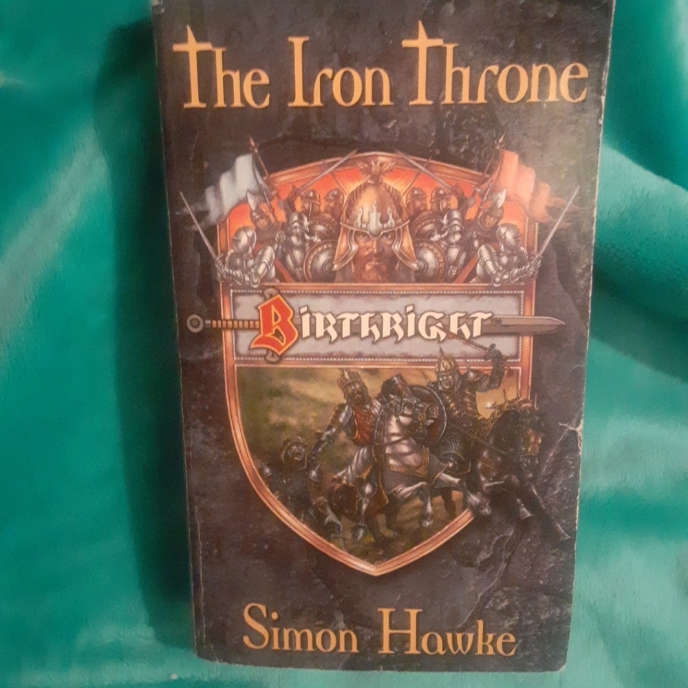 Birthright: The Iron Throne by Simon Hawke, 1st print paperback book TSR